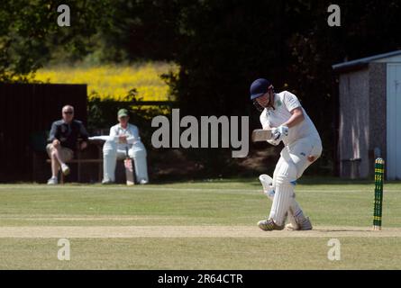 Cricket Village au Norton Lindsey, Warwickshire, England, UK Banque D'Images