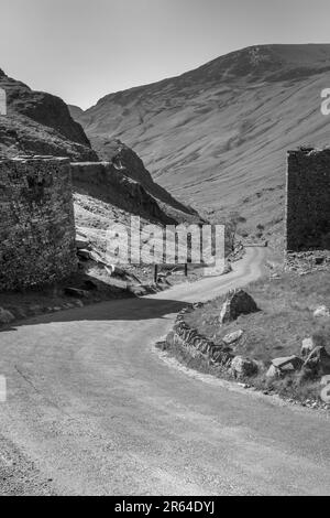 Le col Honister dans le district de lac Cumbria Royaume-Uni Banque D'Images