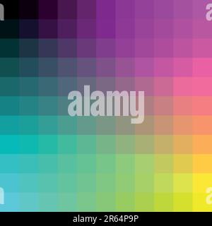 arrière-plan de la palette de couleurs Illustration de Vecteur