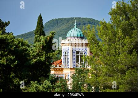 Hyères (sud-est de la France) : la villa mauresque Banque D'Images