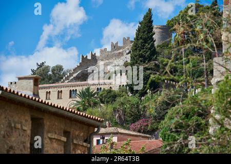 Hyères (sud-est de la France): villa "castel Sainte-Claire" Banque D'Images