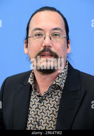 Berlin, Allemagne. 07th juin 2023. Bernd Kasparek, Chef de département à l'Institut de Berlin pour la recherche empirique sur l'intégration et la migration (BIM), présente les "lignes directrices pour une politique européenne commune en matière d'asile" lors de la Conférence de presse fédérale. Credit: Bernd von Jutrczenka/dpa/Alamy Live News Banque D'Images