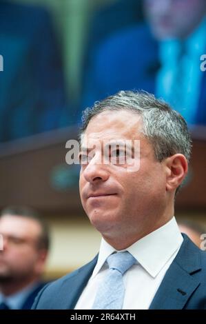 Washington, États-Unis. 06th juin 2023. Andrew Grossman, associé, Baker Hostetler, comparaît devant une commission de la Chambre sur la sous-commission judiciaire sur la Constitution et le gouvernement limité audition "le gouvernement contentieux et le besoin de réforme" dans le bureau de Rayburn House à Washington, DC, mardi, 6 juin 2023. Photo de Rod Lamkey/CNP/ABACAPRESS.COM crédit: Abaca Press/Alay Live News Banque D'Images