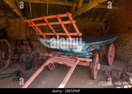 Boscobel House et le Royal Oak, Kiddemore Green Royaume-Uni Angleterre GB antique Cart Banque D'Images