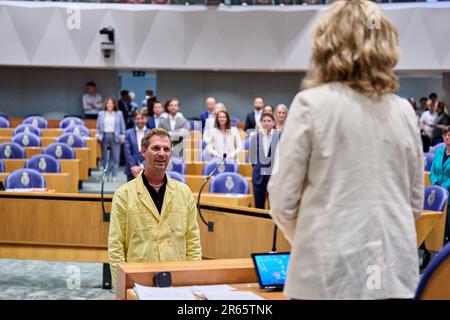 LA HAYE - D66 membre du Parlement Sjoerd Warmerdam lors de son inauguration.ANP PHIL NIJHUIS pays-bas sortie - belgique sortie Banque D'Images