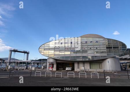 Bâtiment du terminal du port de Nagasaki Banque D'Images