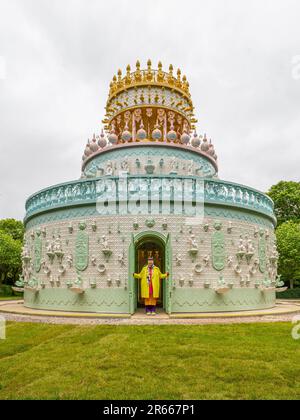 Le gâteau de mariage par Joana Vasconcelos au manoir de Waddesdon Banque D'Images