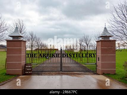 Arbikie Highland Estate Distillery, Highlands , Montrose, Écosse Banque D'Images