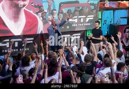 Alvin Martin, ancien joueur de West Ham United, à l'est du LDN, Londres, en prévision de la finale de l'UEFA Europa Conference League contre la Fiorentina à Prague. Date de la photo: Mercredi 7 juin 2023. Banque D'Images