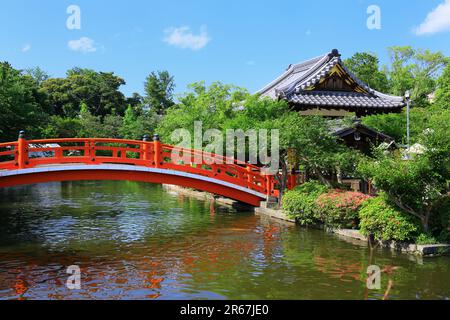 Shinsen-en vert frais Banque D'Images