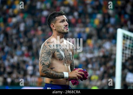 Udine, Italie. 04th juin 2023. Portrait de Juventus Leandro Paredes pendant Udinese Calcio vs Juventus FC (archive de portraits), football italien série A match à Udine, Italie, 04 juin 2023 Credit: Independent photo Agency/Alay Live News Banque D'Images