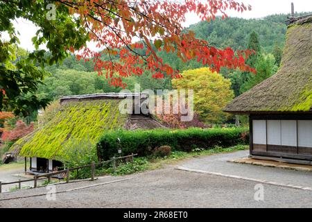 Village de Hida en automne Banque D'Images