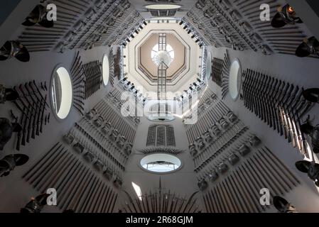 Hall de l'acier au Royal Armouries Museum, Leeds Banque D'Images