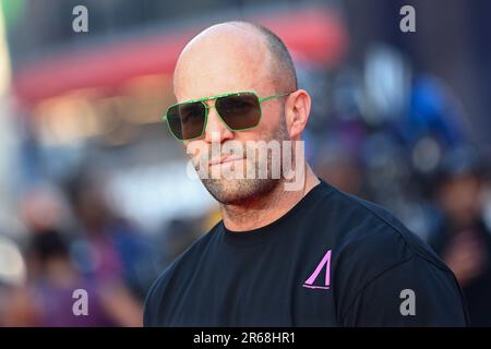 Londres, Royaume-Uni. 7th juin 2023. Jason Statham assister à la première de Transformers: L'élévation des bêtes à Cineworld Leicester Square. Date de la photo: Mercredi 7 juin 2023. Crédit photo devrait lire crédit: Matt Crossick/Alamy Live News Banque D'Images