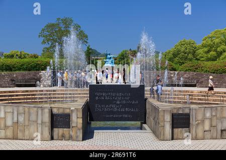 Parc de la paix de la ville de Nagasaki Banque D'Images