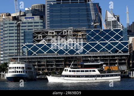 Une rue Shelley, d’une valeur de plus de $360 millions d’AUD, est la dernière étape du quartier de King Street Wharf, d’un milliard de dollars, de Brookfield Multiplex, dont le projet sera achevé d’ici juin 2009. One Shelley Street rapproche d'un pas l'achèvement global du quartier de King Street Wharf, qui a été développé au cours des neuf dernières années. Durant cette période, King Street Wharf est devenu l'un des quartiers les plus populaires de Sydney. Banque D'Images