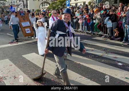 Le Carnaval de Slapstick de février 2023, Funchal, Madère, Portugal Banque D'Images