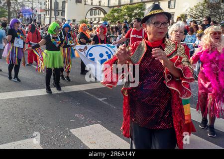 Le Carnaval de Slapstick de février 2023, Funchal, Madère, Portugal Banque D'Images