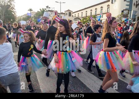 Le Carnaval de Slapstick de février 2023, Funchal, Madère, Portugal Banque D'Images