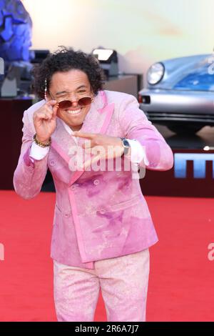 Anthony Ramos, Transformers: Rise of the Beasts - première européenne, Leicester Square, Londres, Royaume-Uni, 7 juin 2023, Photo de Richard Goldschmidt Banque D'Images