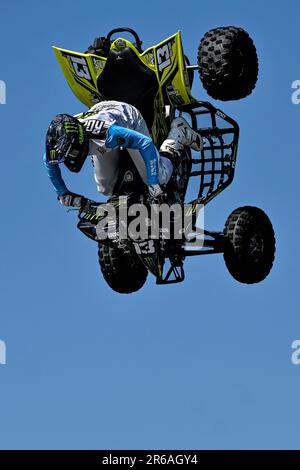 Ales Rozman, SLO, Quad FMX Freestyle Motocross Banque D'Images