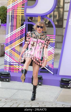 Londres, Angleterre, 06/06/2023, Grayson Perry, arrivant à la Royal Academy Summer Exhibition Preview Party The Geological Society, Burlington (Terry Scott/SPP) Credit: SPP Sport Press photo. /Alamy Live News Banque D'Images