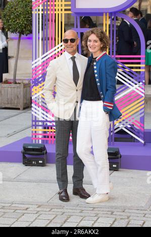 Londres, Angleterre, 06/06/2023, Stanley Tucci, Felicity Blunt, Arrivée à l'exposition d'été de la Royal Academy Prévisualisation la Société géologique, Burlington (Terry Scott/SPP) crédit: SPP Sport Press photo. /Alamy Live News Banque D'Images