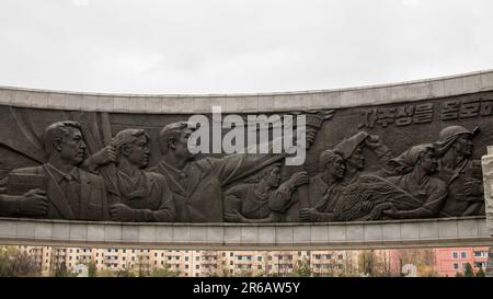 Pyongyang, Corée du Nord (RPDC - République populaire démocratique de Corée). Avril 2018. Musée de la guerre victorieuse. Banque D'Images