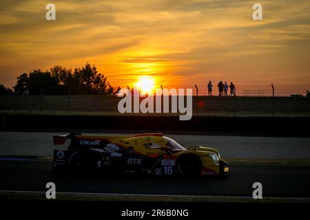 Le Mans, France. 07th juin 2023. 16 GERBI Julien (spa), HENRION Gillian (fra), Team Virage, Ligier JS P320 - Nissan, action16 GERBI Julien (spa), HENRION Gillian (fra), Team Virage, Ligier JS P320 - Nissan, action sur la route du Mans 2023 sur le circuit des 24 heures du Mans de 7 juin à 9, 2023 au Mans, France - photo Paulo Maria/DPPI crédit: DPPI Media/Alay Live News Banque D'Images