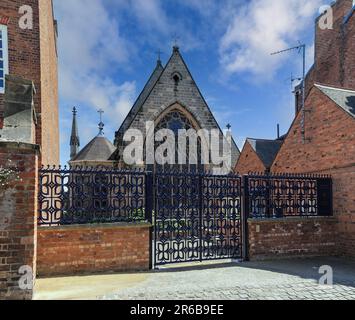 L'église de la cathédrale notre-Dame aide aux chrétiens et Saint Pierre d'Alcantara, ou la cathédrale de Shrewsbury, Shrewsbury, Shropshire, Angleterre, ROYAUME-UNI Banque D'Images