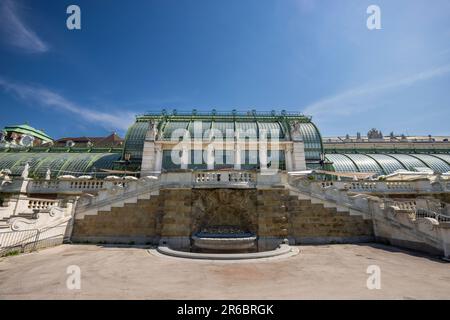 Le Palmenhaus dans le Burggarten, Vienne, Autriche Banque D'Images