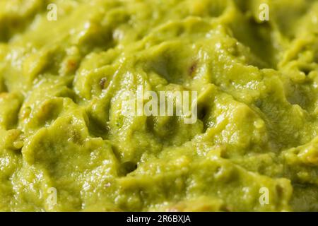 Bio avocats Guacamole trempée à la tomate maison Banque D'Images