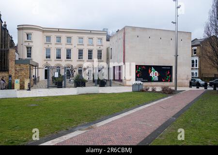 Brixton, Londres- Mars 2023: Centre des Archives culturelles noires à Windrush Square Banque D'Images