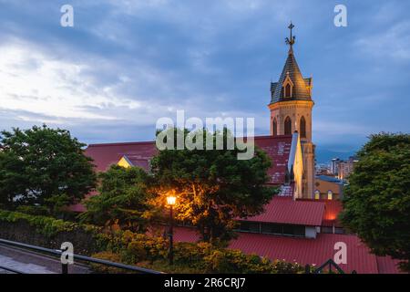 Église catholique romaine Motomachi à Hakodate, Hokkaido, Japon Banque D'Images