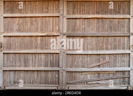 Fond de texture de grille en bois Banque D'Images