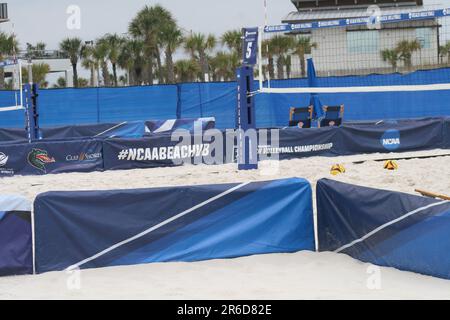 NCAA Women's Beach Volleyball Championships 2023 tenu à Gulf Shores, Alabama, États-Unis. Banque D'Images