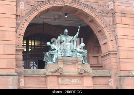 La Kelvingrove Art Gallery and Museum de Glasgow Banque D'Images