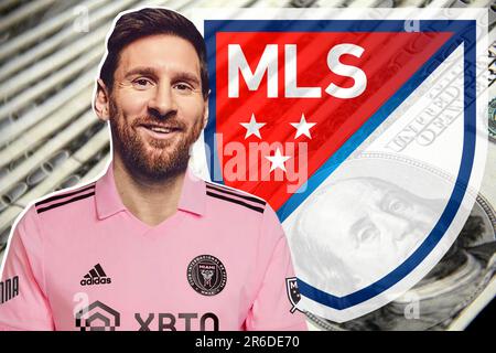 Maillot Inter Miami Signé Lionel Messi #10 Avec Certificat D'authenticité GCOA - Original, Fabriqué En Espagne