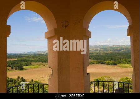 Vue depuis la Tour Manaca Iznaga, la Vallée des raffineries de sucre, la Valle de los Ingenios, Trinidad, province Sancti Spiritus, Cuba Banque D'Images