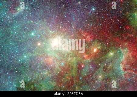 Espace, paysage cosmique. Nebula. Éléments de cette image fournis par la NASA Banque D'Images