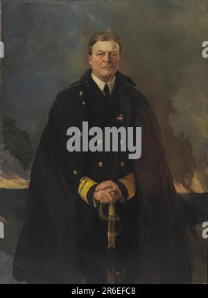 L'amiral Sir David Beatty, Lord Beatty. Date : env. 1920. huile sur toile. Musée: Smithsonian American Art Museum. Banque D'Images