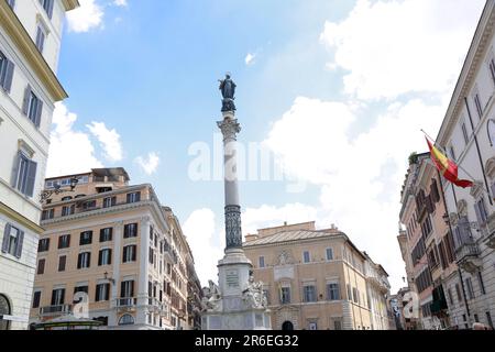 Piazza di Spagna, les places les plus célèbres de Rome, Italie Banque D'Images