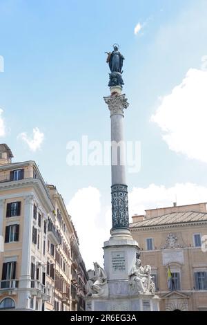 Piazza di Spagna, les places les plus célèbres de Rome, Italie Banque D'Images