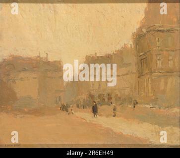 Rue des Pyramides. Date: N.d. huile sur bois. Musée: Smithsonian American Art Museum. Banque D'Images