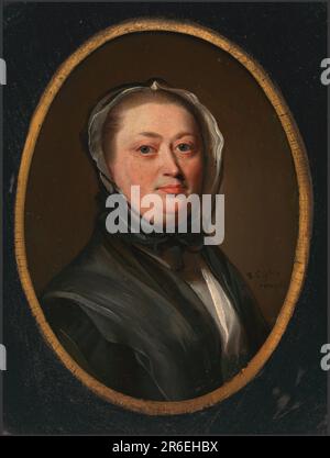 Lydia henchman Hancock. Date: 1766. Huile sur cuivre. MUSÉE: GALERIE NATIONALE DE PORTRAIT. Banque D'Images