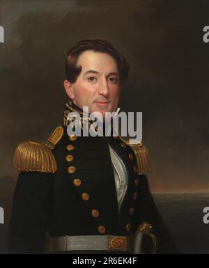 David Glasgow Farragut. huile sur toile. Date: 1838. MUSÉE: GALERIE NATIONALE DE PORTRAIT. Banque D'Images