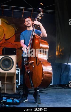 Copenhague, Danemark. 08th juin 2023. Le duo de jazz danois Bremer/McCoy donne un concert en direct pendant le festival de musique danois Syd for Solen 2023 à Copenhague. (Crédit photo : Gonzales photo/Alamy Live News Banque D'Images