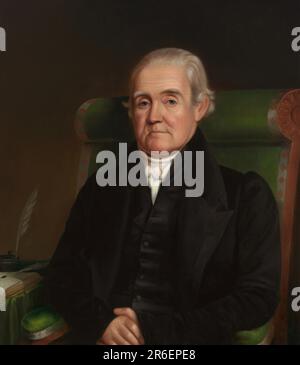 Noah Webster. Date: 1833. huile sur bois. MUSÉE: GALERIE NATIONALE DE PORTRAIT. Banque D'Images