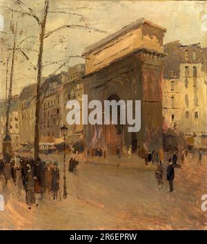 Porte Saint-Denis. Date : n.d. huile sur toile. Musée: Smithsonian American Art Museum. Banque D'Images