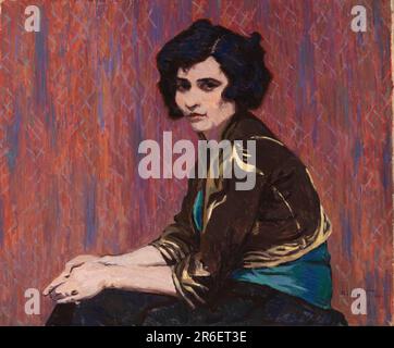 Bagdad. huile sur toile. Date: 1923. Musée: Smithsonian American Art Museum. Banque D'Images